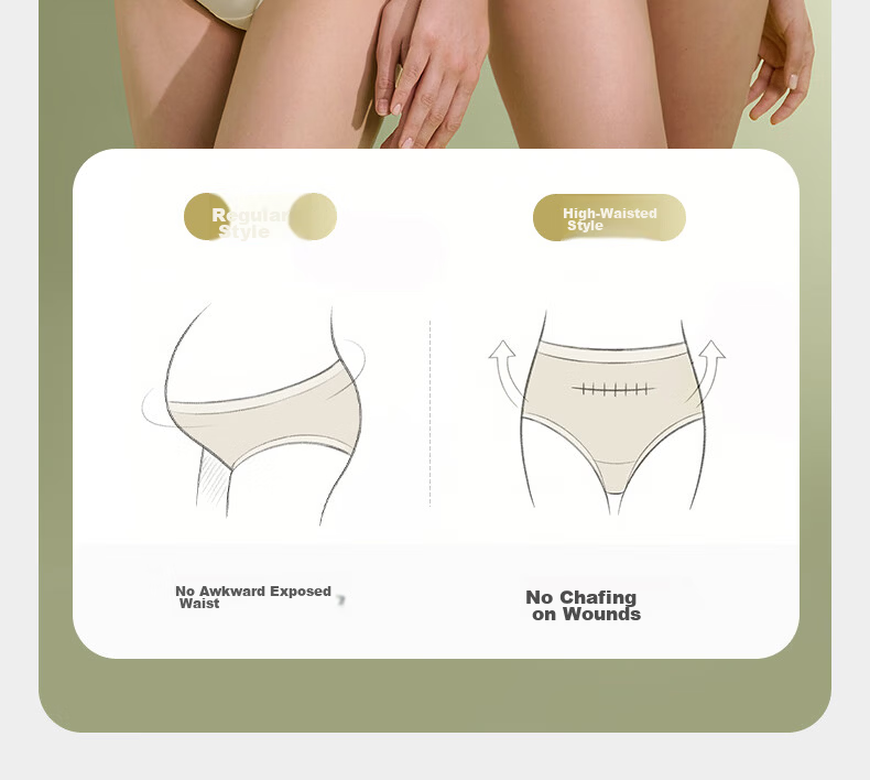Babycare Camellia Summer Lightweight Disposable Underwear for Women, Postpartum Travel Daytime Use No-Wash XL Size 4 Pieces 11