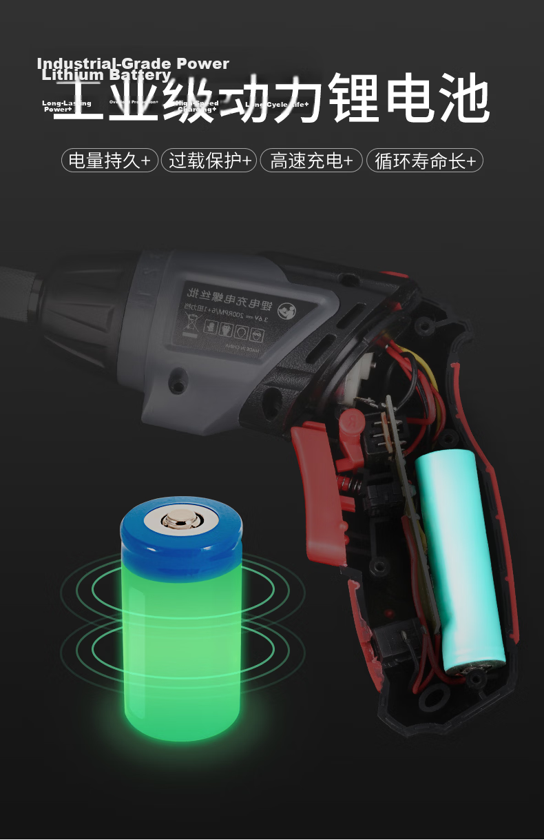 DELIXI ELECTRIC 46-Piece Electric Screwdriver Set 3.6V High Torque Rechargeable Lithium Power Tool for Home Repair 13