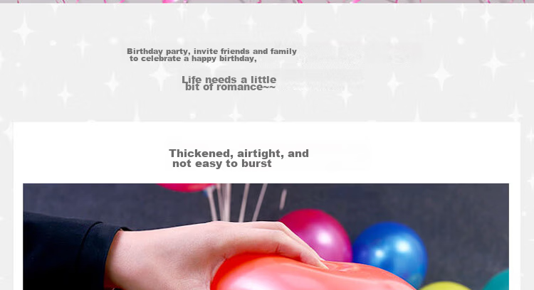 Extreme Space Balloons 100pcs Birthday Scene Decoration Graduation Photo Props Housewarming Opening Proposal Setup with Air Pump 13