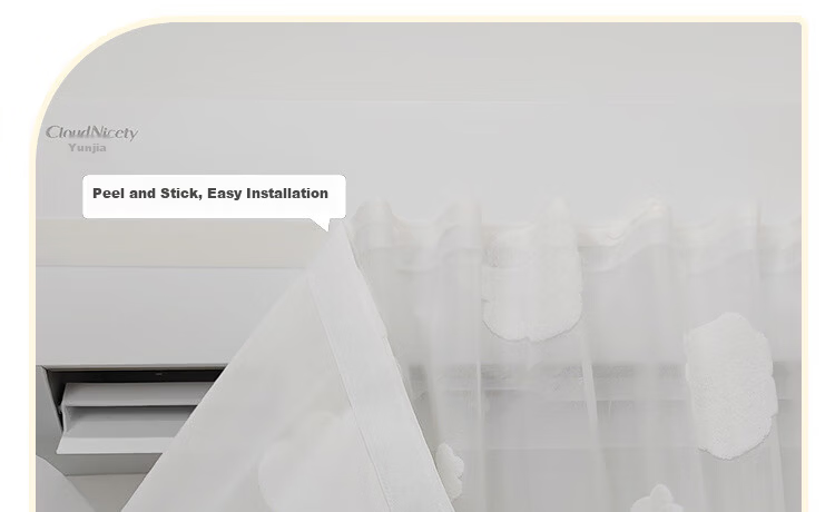 Fan Ye Air Conditioner Wind Shield Dust Cover Wall-Mounted Universal Maternity Baby Anti-Direct Blow Air Outlet Wind Deflector Curtain 7