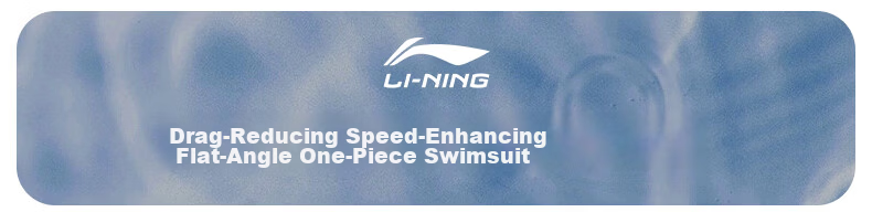 LI-NING Women's Premium 2026 New Hot Spring Swimwear One-Piece Racing Adult Swimsuit 1