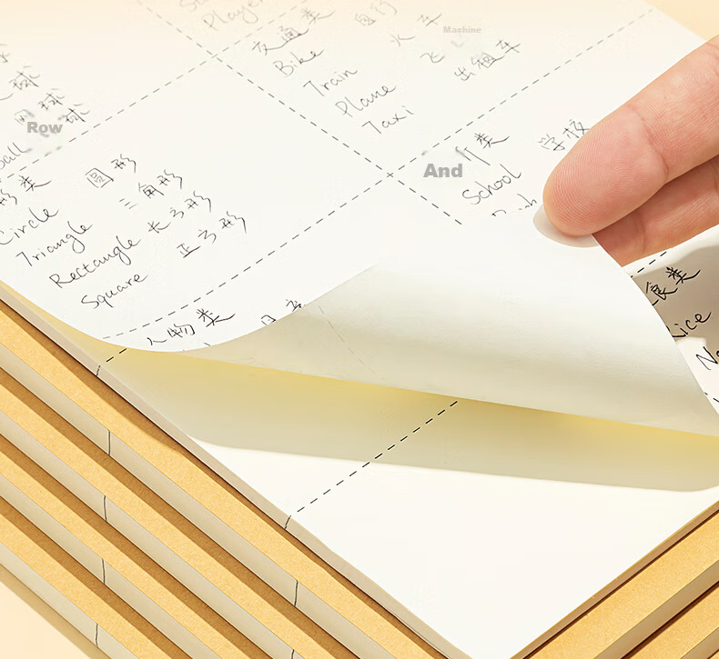 M&G A4 Draft Notebook, Middle School And Graduate Student Blank Calculation Notebook, Exam Thickened Scratch Paper Notebook, White Paper, 5 Books GA4561 for Junior High And High School 7