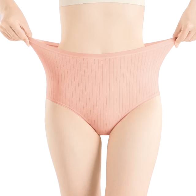 BADIGAO Disposable High-Waist Cotton Women's Underwear Plus Size Seamless Maternity Postpartum Sterile Travel 3XL