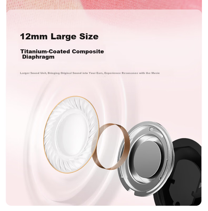 EDIFIER X Clip Clip-on Bluetooth Earphones Translator Open-fit Running Sports Earphones Bluetooth 6.0 Morning Pink Graduation Gift 8