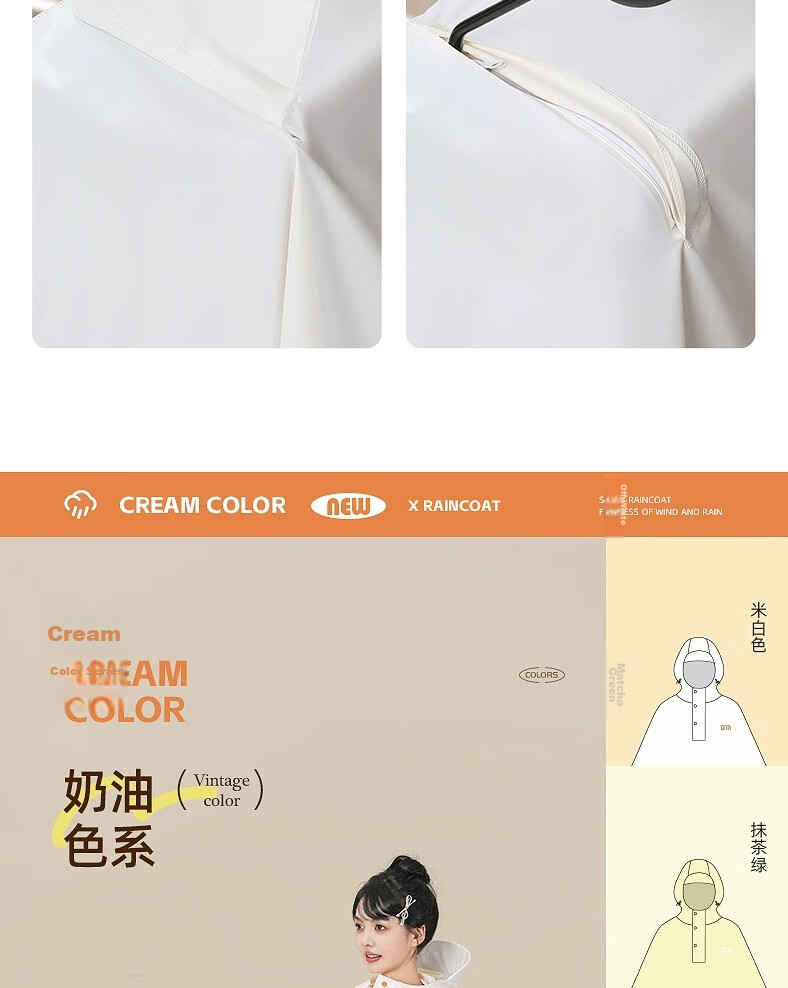 Beimei Electric Scooter Raincoat for Women, Adult Long Full-Body Heavy-Duty Waterproof Poncho for Outdoor Riding 15