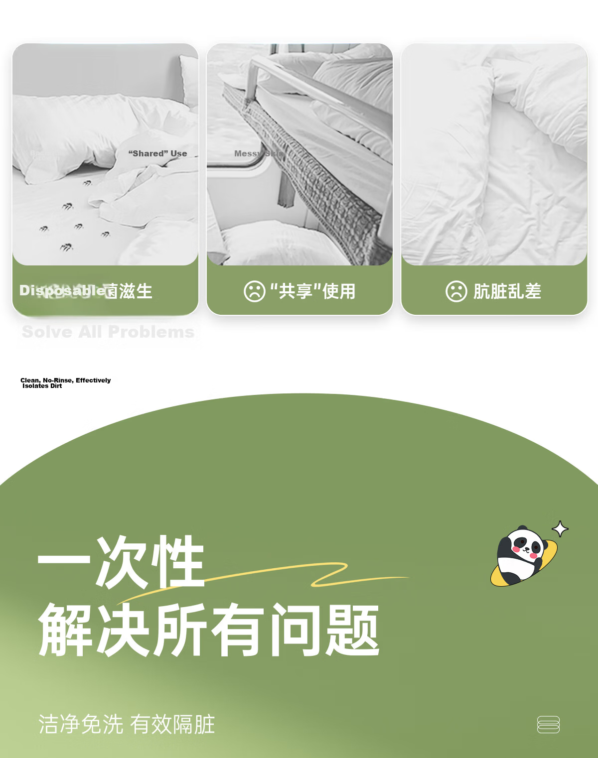 BADIGAO Disposable Four-Piece Set: Bath Towel, Hand Towel, Bed Sheet, Duvet Cover, Pillowcase, Hotel Bedding, Travel And Business Trip Essentials 7