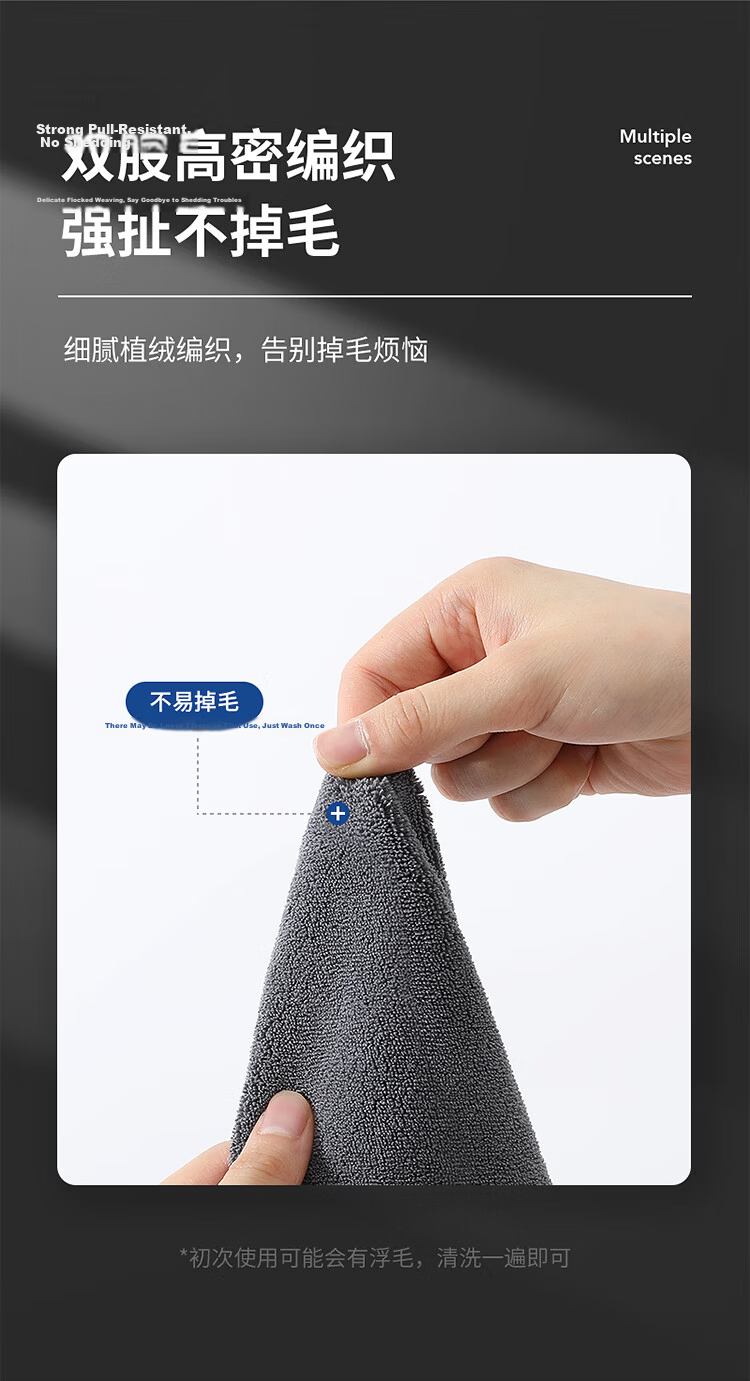 LYNN Fish Scale Cleaning Cloth for Glass, Lint-Free, Extra Large Car Wash Towel for Glass Cleaning, 40*40cm, 5 Pieces 10