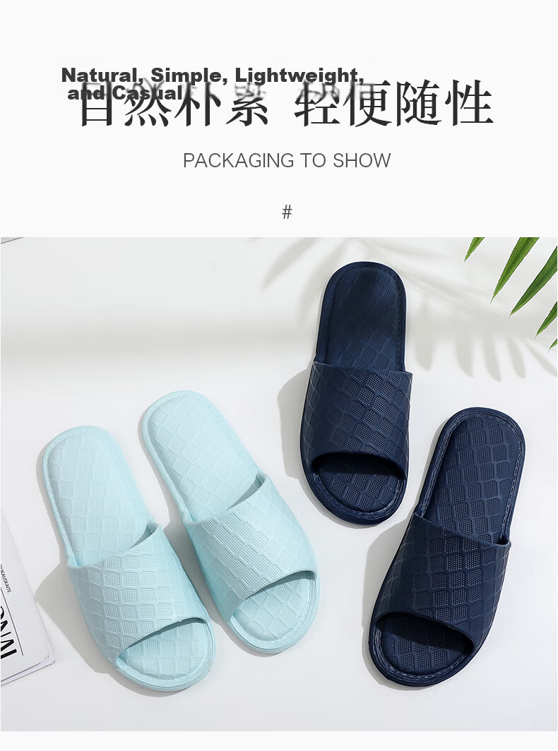 GUOLUOFEI Foldable Portable Ultra-Light Travel Slippers Hotel Summer Bathroom Slippers for Women and Men Pink Size 36-37 7