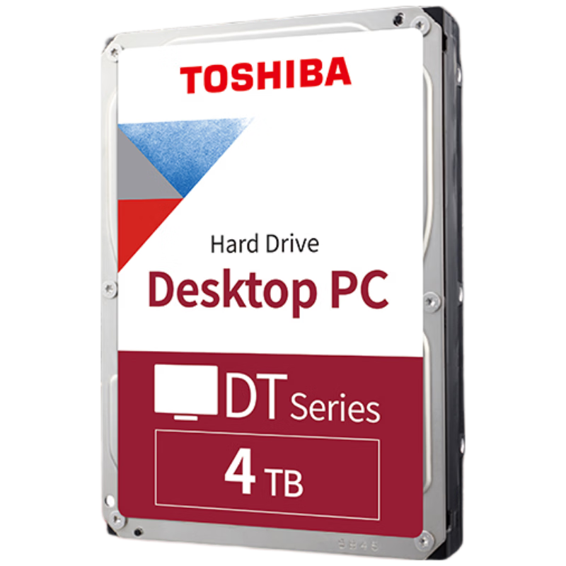 TOSHIBA, 4TB, 5400 RPM, 128MB Cache, SATA Interface, Mechanical Hard Drive, Desktop Hard Drive, Data Recovery Service, (DT02ABA400)