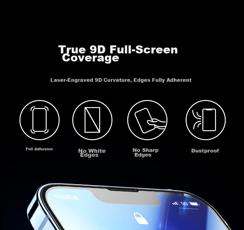 ALittleFlower AR Anti-Reflective Tempered Glass Screen Protector for iPhone 16 Plus, Full Coverage Anti-Drop Fingerprint HD Film, 2 Pieces + Tool 3