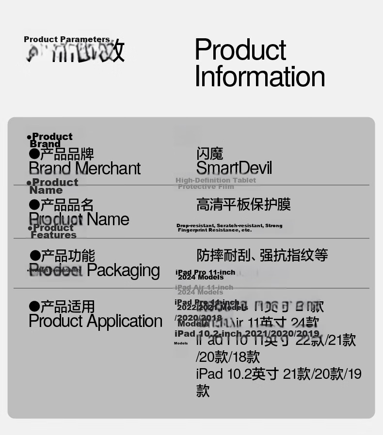 Shanmo Tempered Glass Screen Protector for IPad Pro, 13-Inch 25/24 Model, Full Coverage Anti-Drop Anti-Fingerprint HD Protective Film for New Apple M5 Chip Tablet 19