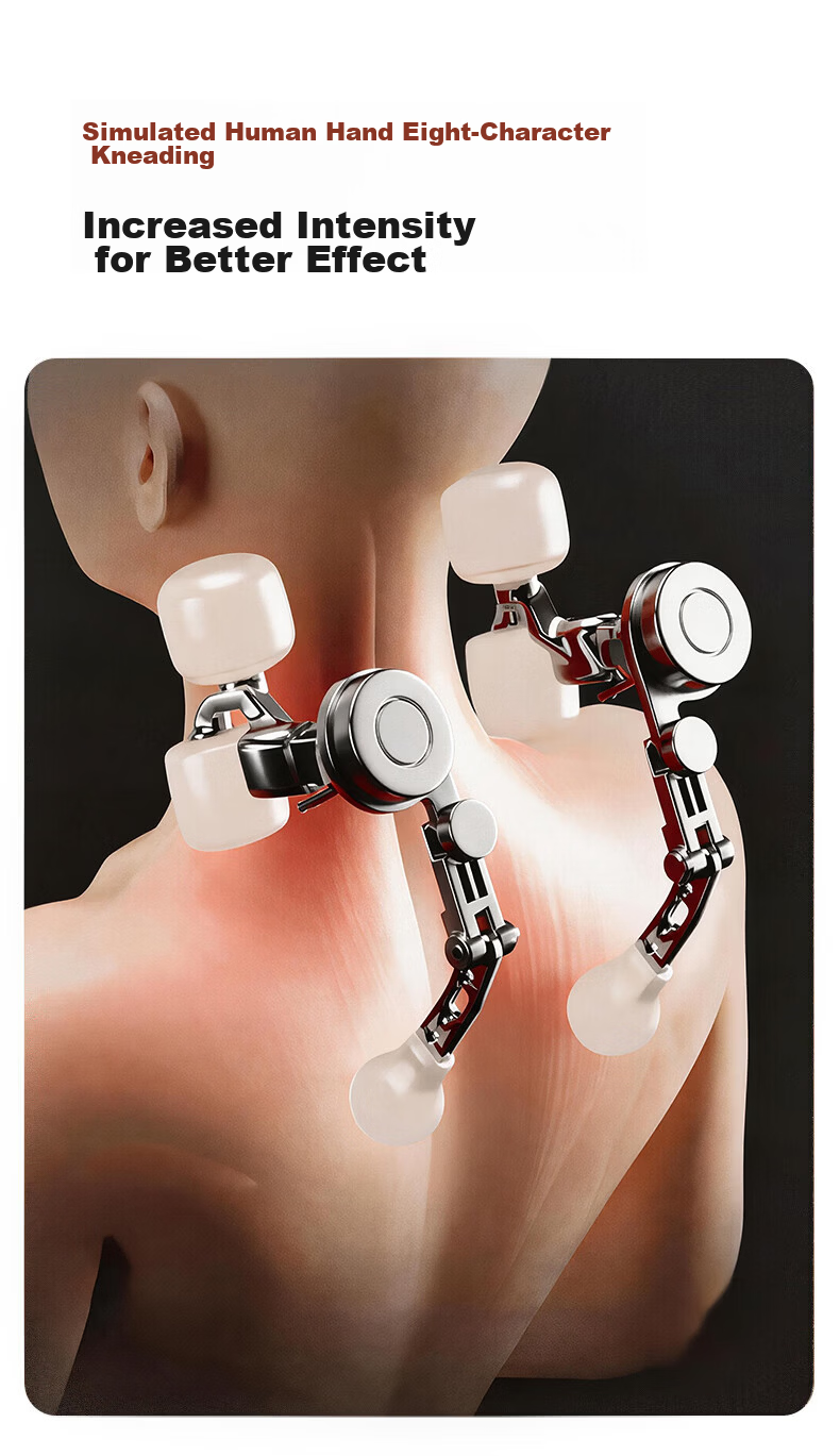 KONKA Cervical Massager Shoulder and Neck Massager Full Body Kneading Massage Heating Pad Practical Birthday Gift for Mom and Dad 5