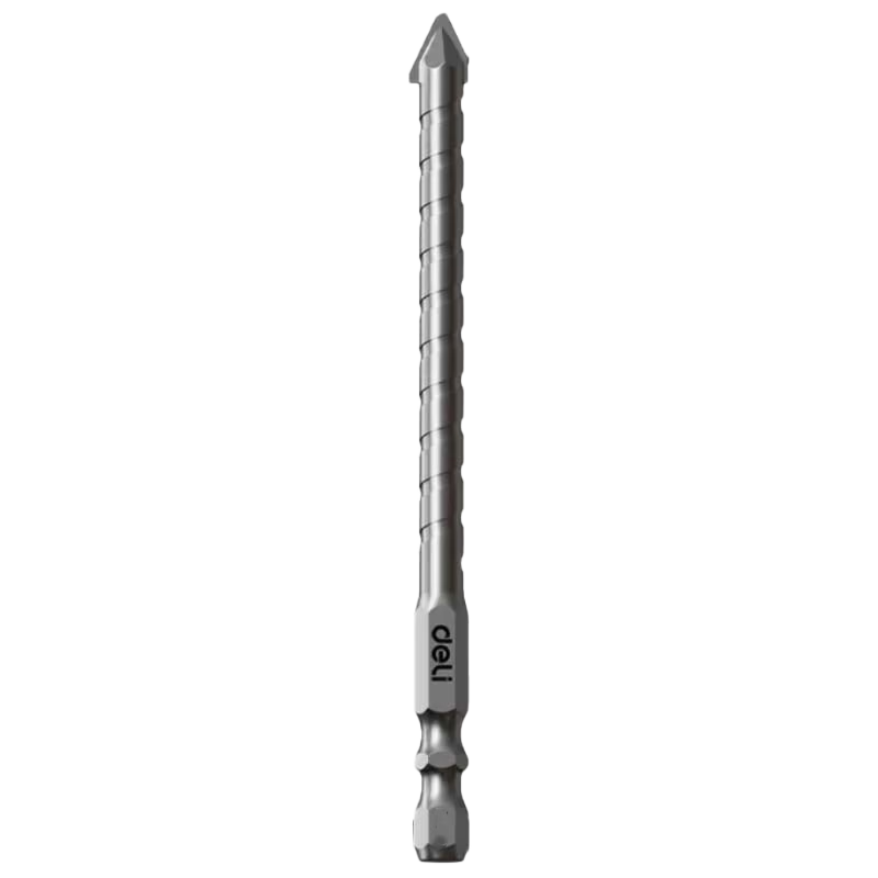Deli Extended Alloy Eccentric Drill Bit for Dry Drilling Tiles Glass Marble Concrete [8mm] 1 Piece