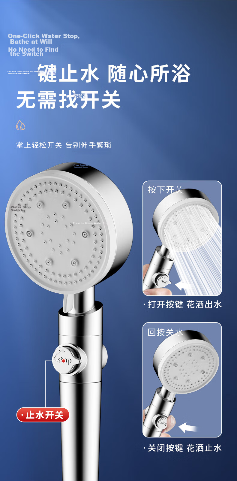 Muvi Faucet Extender, External Pressure Booster, Shower Head, Hair Washing Tool, Face Basin, Mouthwash, One-To Adapter, Flow Divider 13