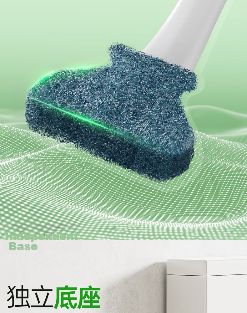 3M Scotch-Brite Bath Brush And Glass Brush, Extendable Long Handle All-Purpose Bathroom Brush (1 Handle + 1 Replacement Head) 11