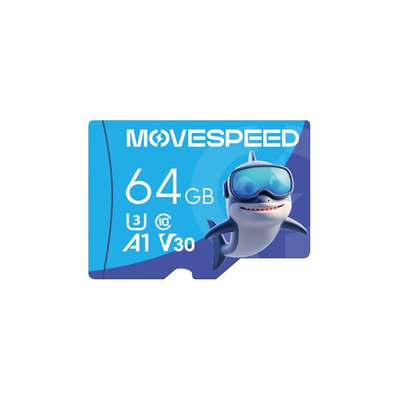 MOVE SPEED 64GB TF (MicroSD) Memory Card High-Speed Storage Card A2 V60 Compatible with DJI Pocket 3/4/4P/GoPro/Action/Sports Cameras