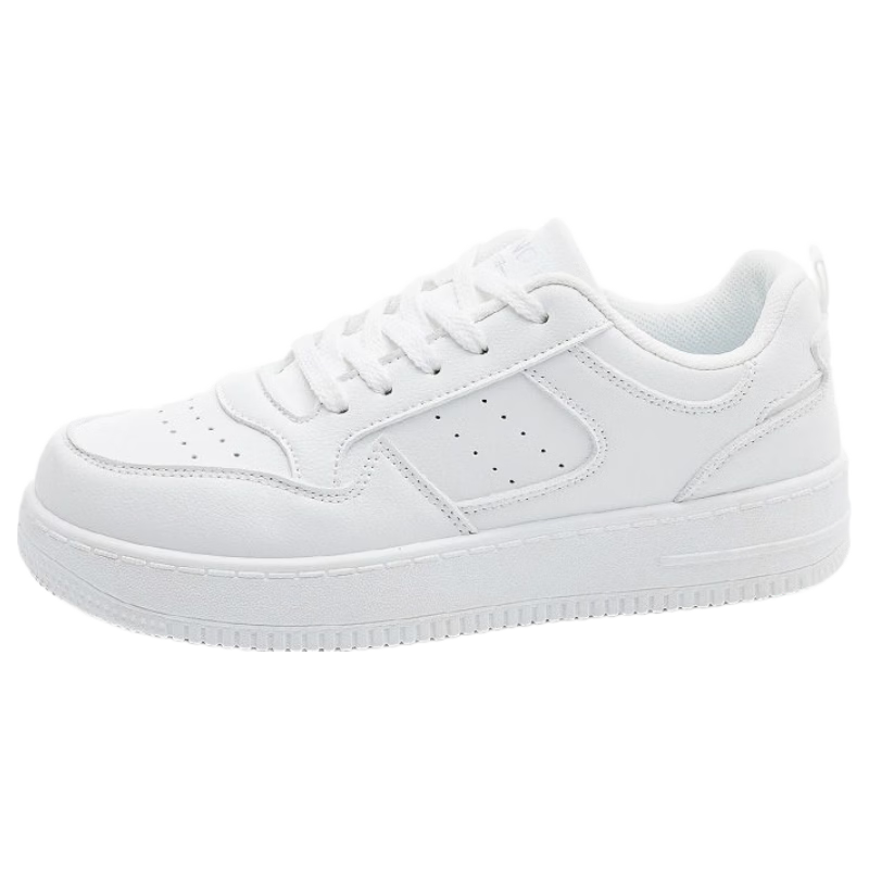 Global Milk Fufu Women's White Sneakers 2026 New Spring Versatile Sports Casual Shoes Popular Student Skate Shoes