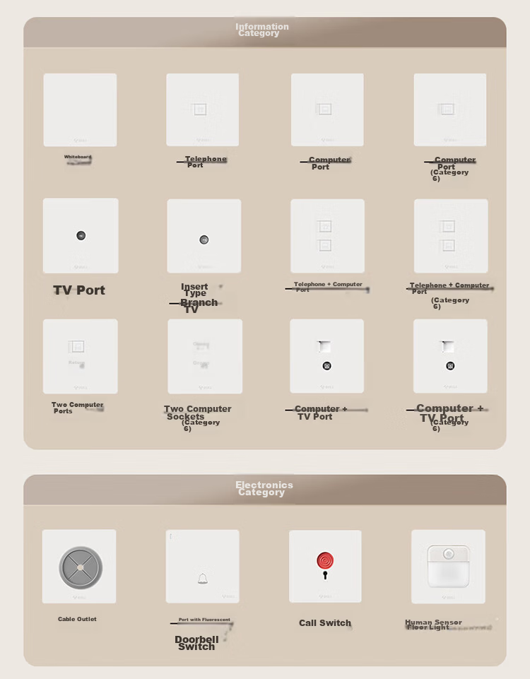 BULL Switch Socket G12 Skin-feel Matte Cream Style 10A Angled Five-hole Socket Panel G12Z223AS Milky White 22