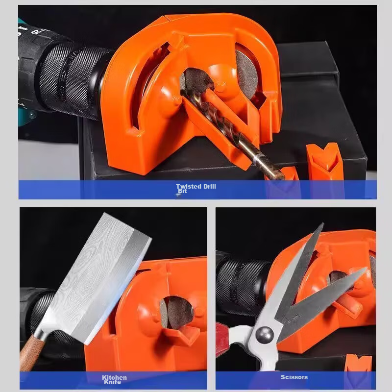 Junwen Portable Drill Bit Grinding Tool Special Grinder for Twist Drill Bits Milling Cutters Kitchen Knife Sharpener Drill Bit Repair Device 3