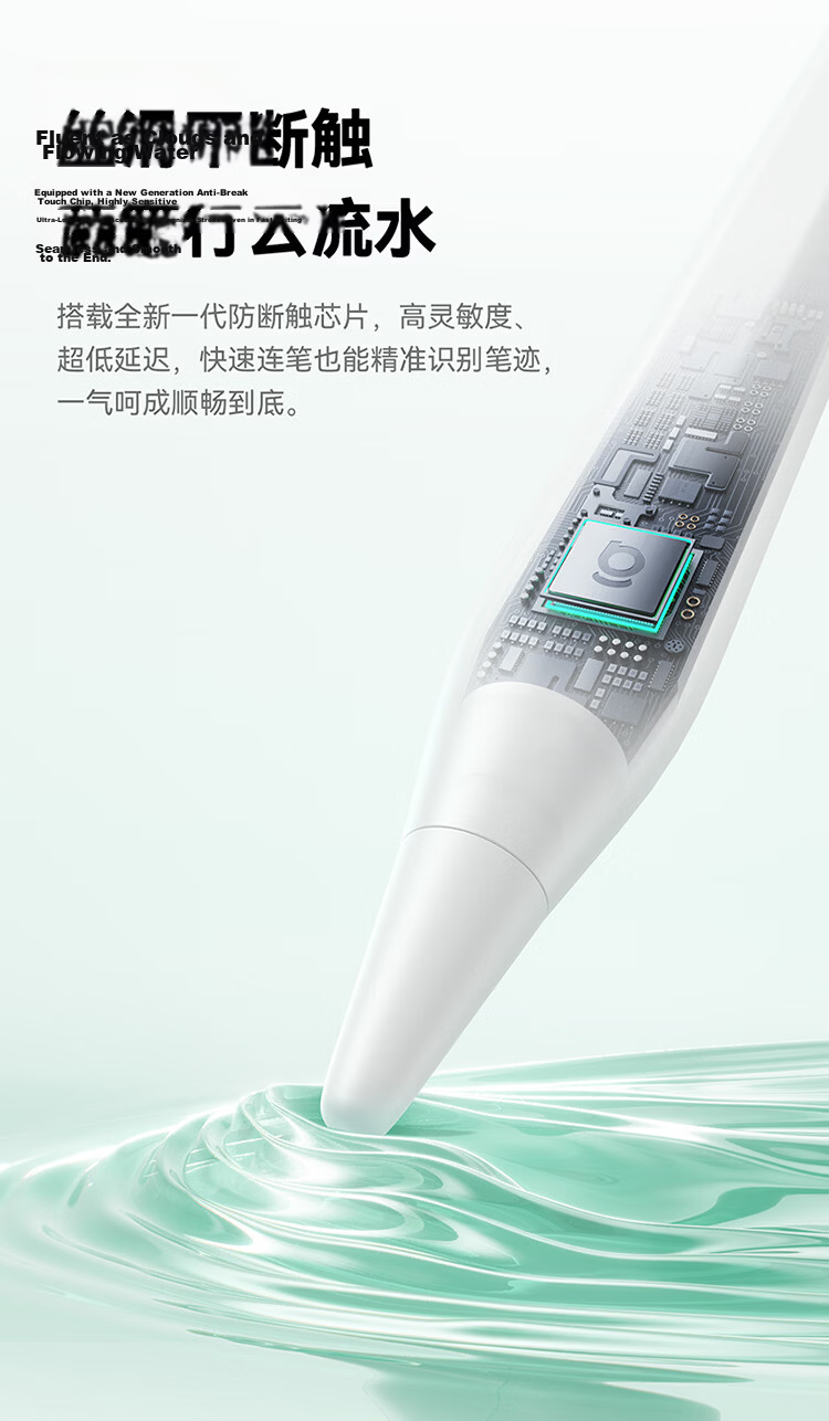 Baseus Compatible OPPO Pad 5 Pro Stylus OPPO Pencil 2 Pro [Dual Tip for Writing and Drawing] Capacitive Pen Magnetic Universal for OnePlus Pad Mini 8