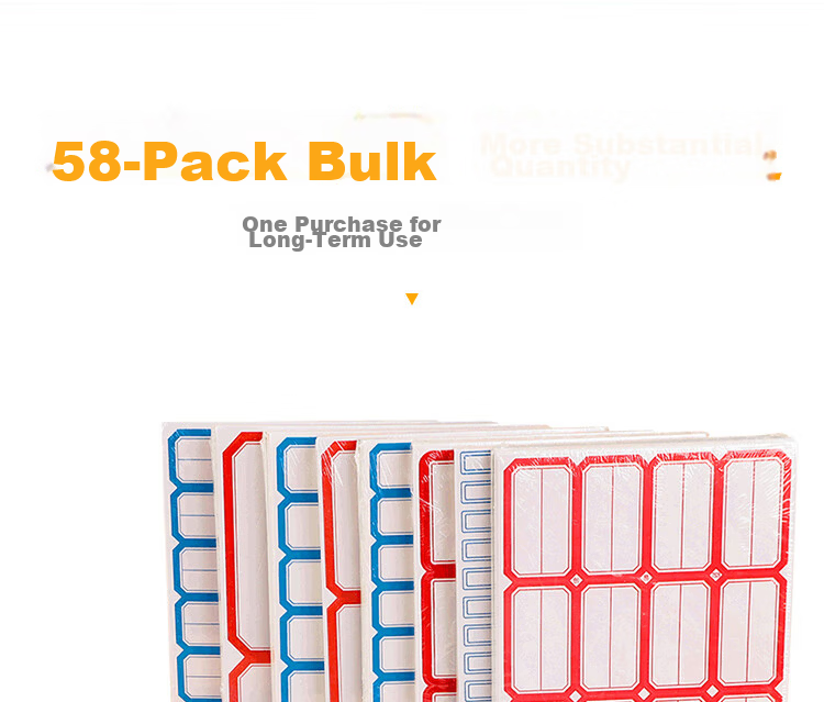 NVV Label Stickers, 2320 Pieces, 29*20mm Self-Adhesive Labels, Self-Stick Name Tags, Price Labels, Sticky Notes, BQ-292002 Blue 6