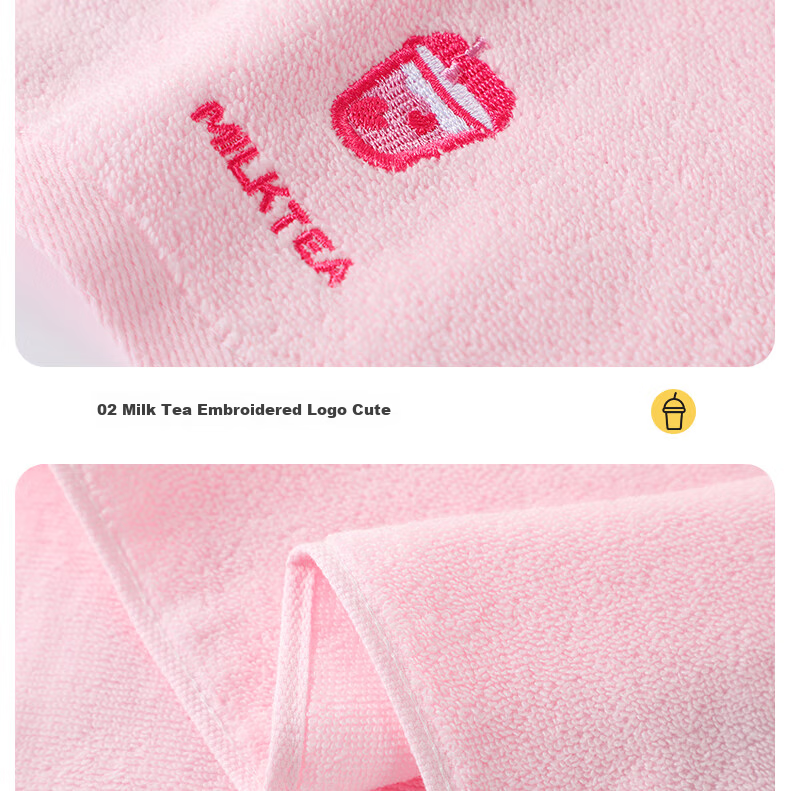 Grace Infant Class A Towel, Children's Pure Cotton Face Towel, Home Embroidered Small Towel, Soft Absorbent Face Cloth for Washing And Sports 19