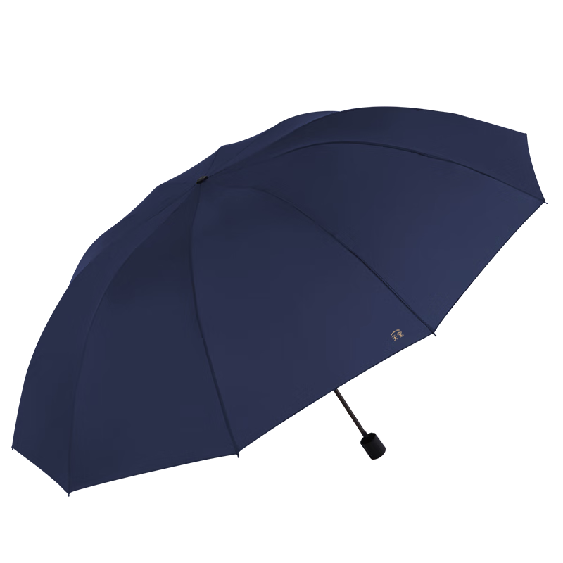 Tiantang Umbrella Double Folding Umbrella Extra Large Reinforced Three-Fold Umbrella Full Steel Ten-Rib Large Umbrella Rock Blue