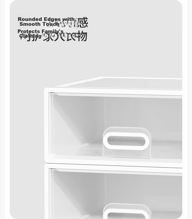 Citylong Drawer Divider Storage Box Household Wardrobe Organizer Large Capacity Storage Box 25L 1 Piece 10