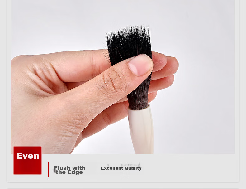 Liupin Academy Calligraphy Brush Set - Wolf Hair, Mixed Hair, Goat Hair Brushes for Chinese Calligraphy, Various Sizes for Regular and Running Script 6