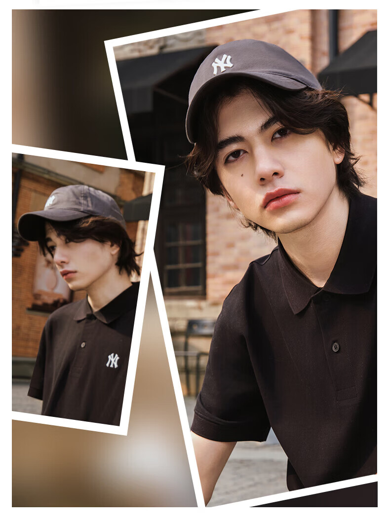 MLB Baseball Cap for Men And Women, Couples' Soft Top Visor Hat, Casual Sports Cap for All Seasons, 3ACP7701N-50BGS 18