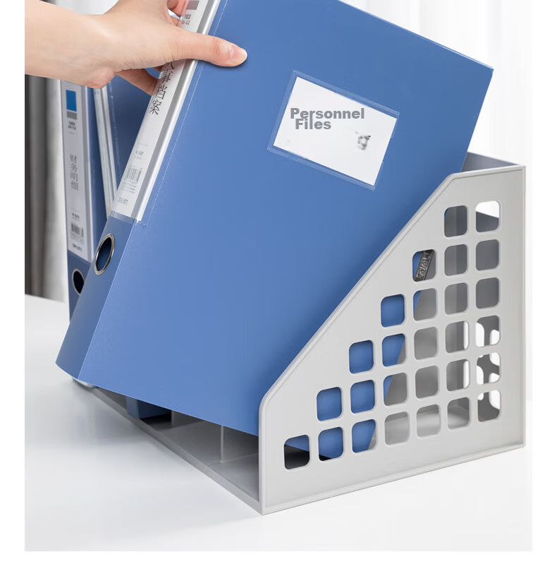 Deli 1 Piece 35mm A4 Plastic File Box, Thick Document Box for Files, Financial Records, Exam Storage 5682 16