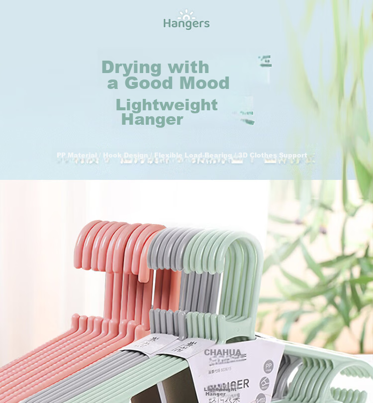 Camellia Coat Hanger, Clothes Drying Rack, Clothes Hanger, Clothes Drying Rack, Clothes Support Hanger, 18 Pieces 1