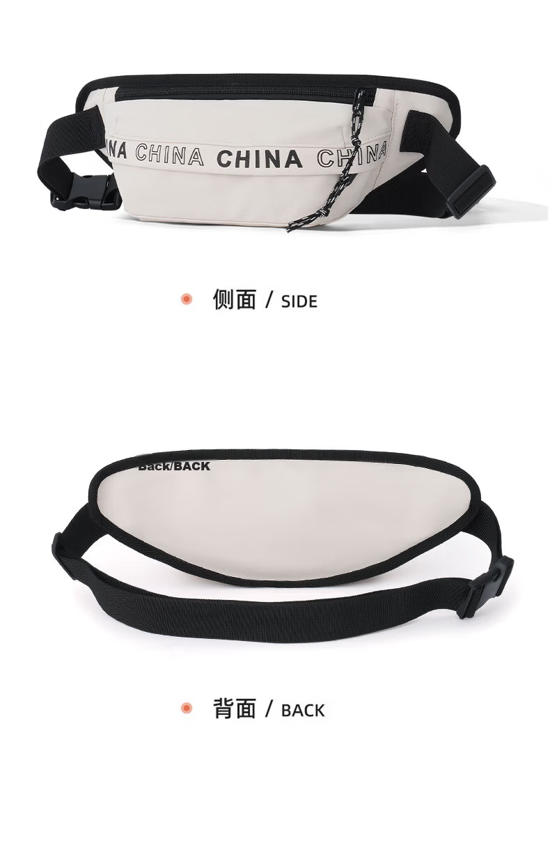 Warrior Men's Crossbody Bag Trendy Hong Kong Style Chest Bag Large Capacity Student Casual Shoulder Bag Cycling Sports Waist Chest Bag 12