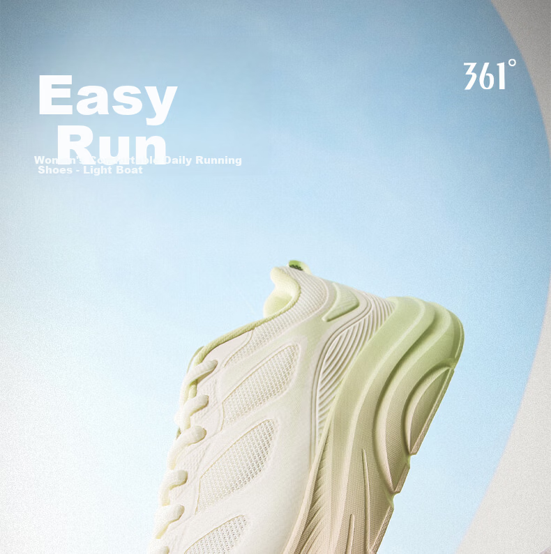 361° Women's Summer Mesh Breathable Lightweight Running Shoes Soft Sole Comfortable Jogging Shoes 682632219-1 1