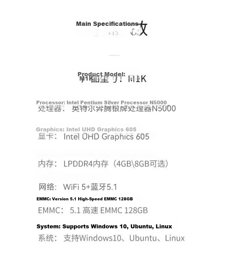MOREFINE M1K NUC Pocket Mini PC Micro Computer Stick 4K Support OpenClaw MiniPC M1K J5005 Quad-Core 8GB+128GB 12