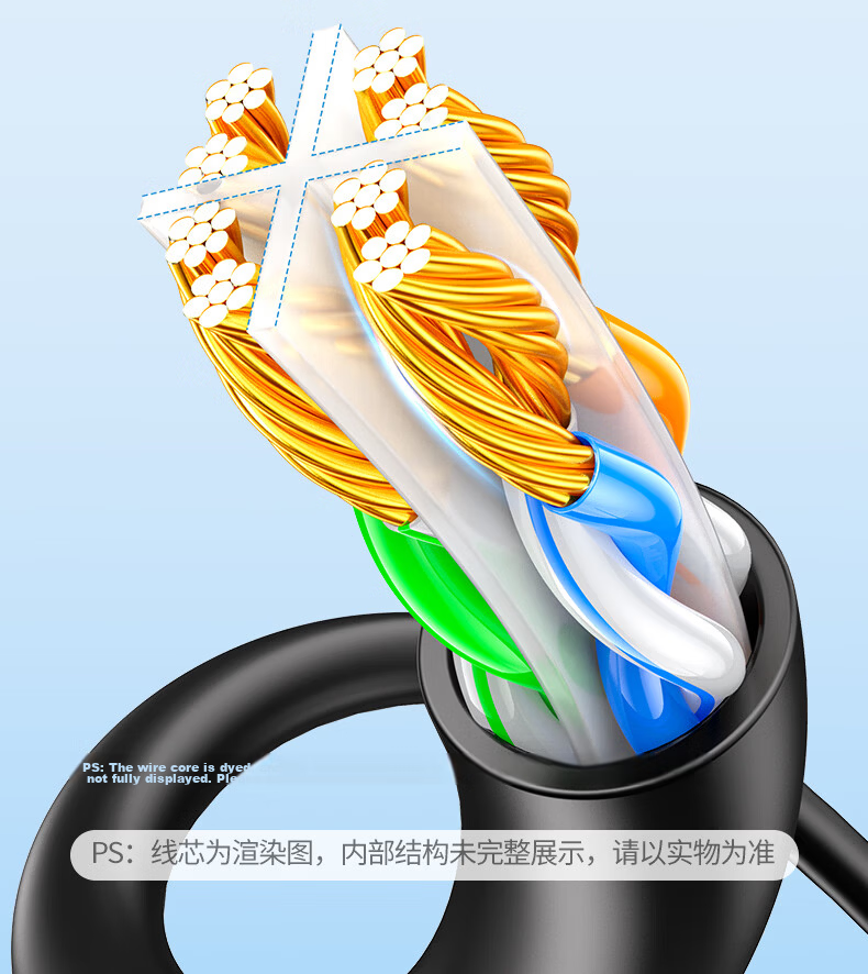UGREEN CAT6 Ethernet Cable, Gigabit Network Broadband Cable, CAT6 Flat Network Cable for Home Computer Monitoring, 8-Core Twisted Pair Patch Cord, 15 Meters, Black 50180 14
