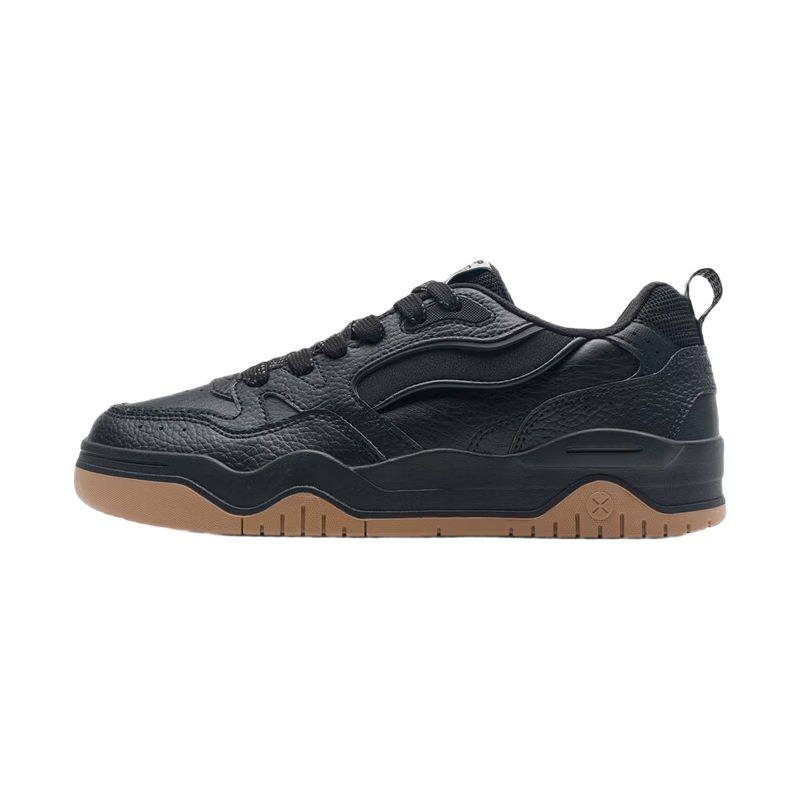 Xtep Haobai Men's Casual Business Commuter Soft Elastic Durable Black Sports Skate Shoes