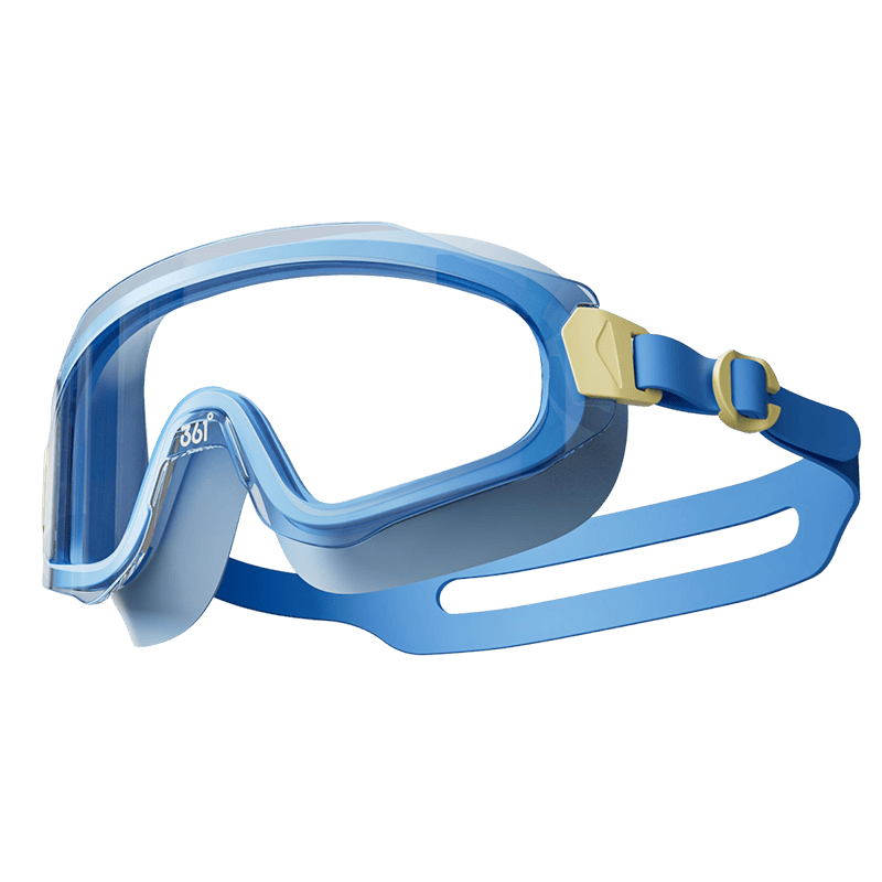 361° Frameless Swimming Goggles Large Frame for Youth And Children, Waterproof Anti-Fog Goggles with Wide Field of View for Swimming And Diving