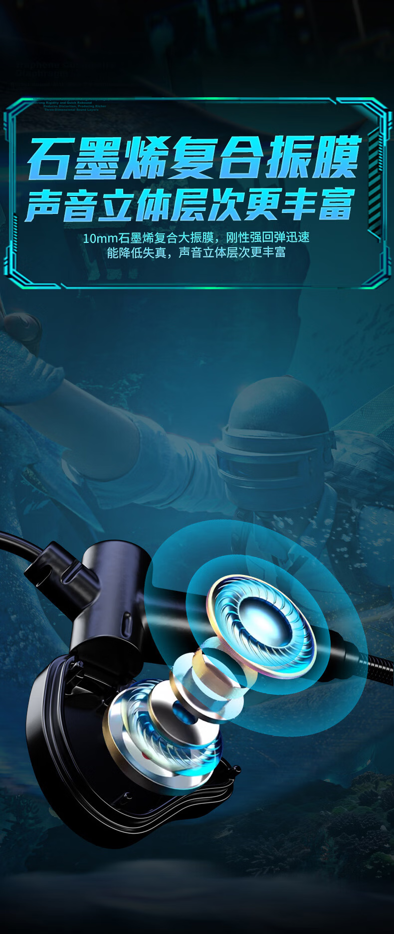 Zhiguozhe [Hot Sale 10 Million+] Wired Gaming Earphones Type-C In-Ear 2026 Latest Dedicated Sound Positioning Computer Microphone 2-in-1 HiFi Delta 13