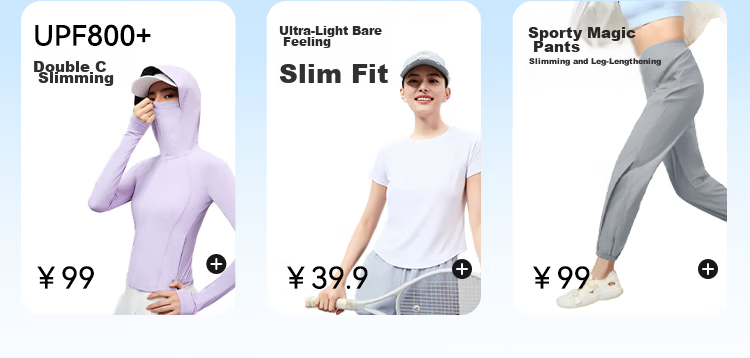 JD Original UPF800+ Women's Knitted Cooling Sun Protection Jacket Sports Coat Summer Outerwear Light Purple Hooded L 2