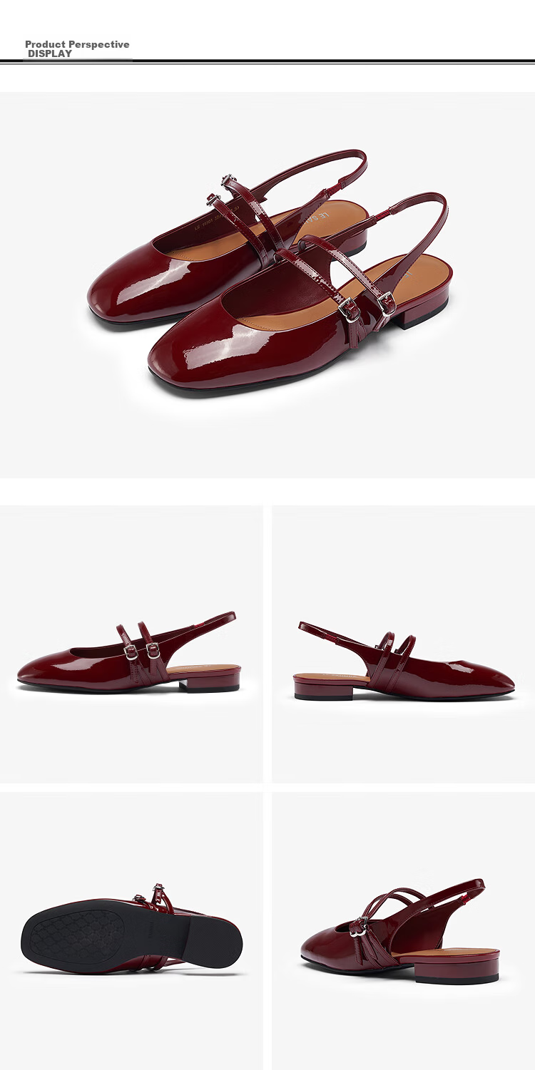 Laird & Dan [Happy Princess] 2026 Summer New Chunky Heel Mary Jane Sandals Women 19301 Milk Tea Apricot BEP 34 11