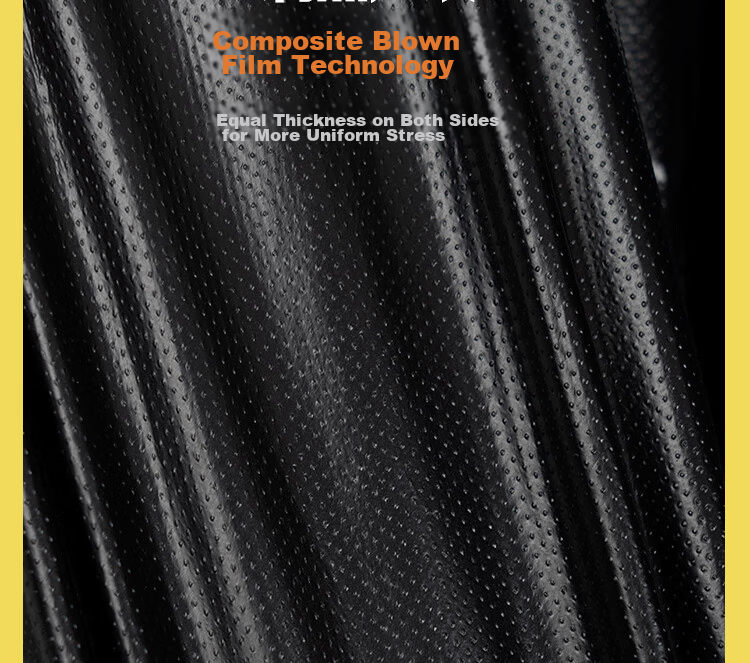 Bendi Black Vest Garbage Bags 60x80cm 50pcs Double-Sided 3.2 Mil Thickened Degradable Trash Bags for Property Cleaning 17