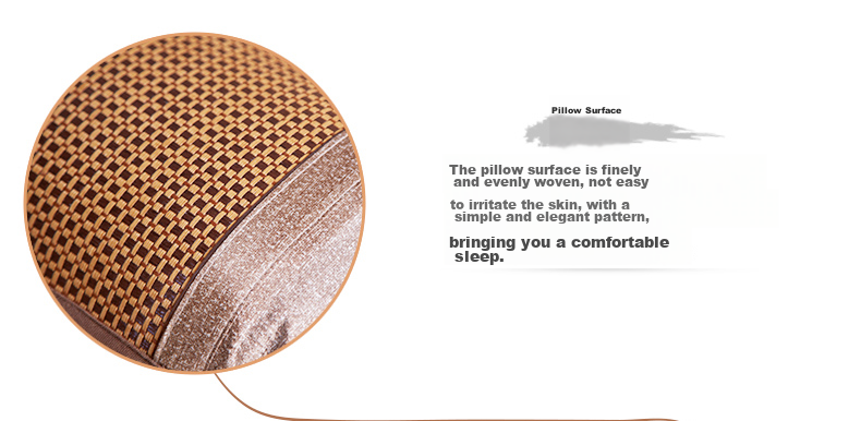 Hengyuanxiang Summer Cooling Pillow Rattan Mat Floral Pillow Core Tea Leaf Stem Filling Single Pack Junxia D1509 30*50CM 5