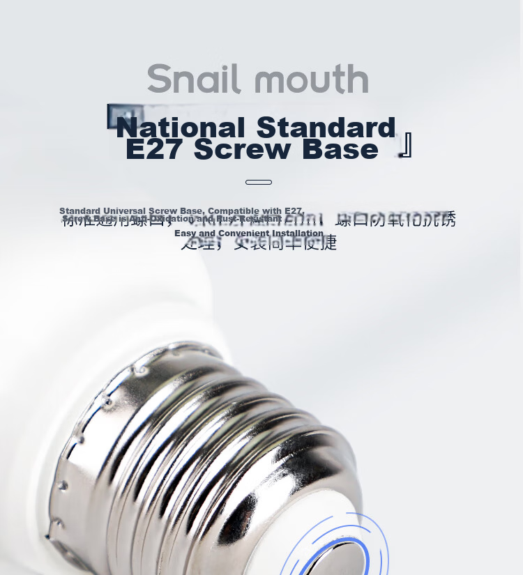 FSL Foshan Lighting LED Bulb Super Bright High CRI Energy-Saving Globe Bulb High Power E27 Screw Base 5.5W Warm White 2700K 9