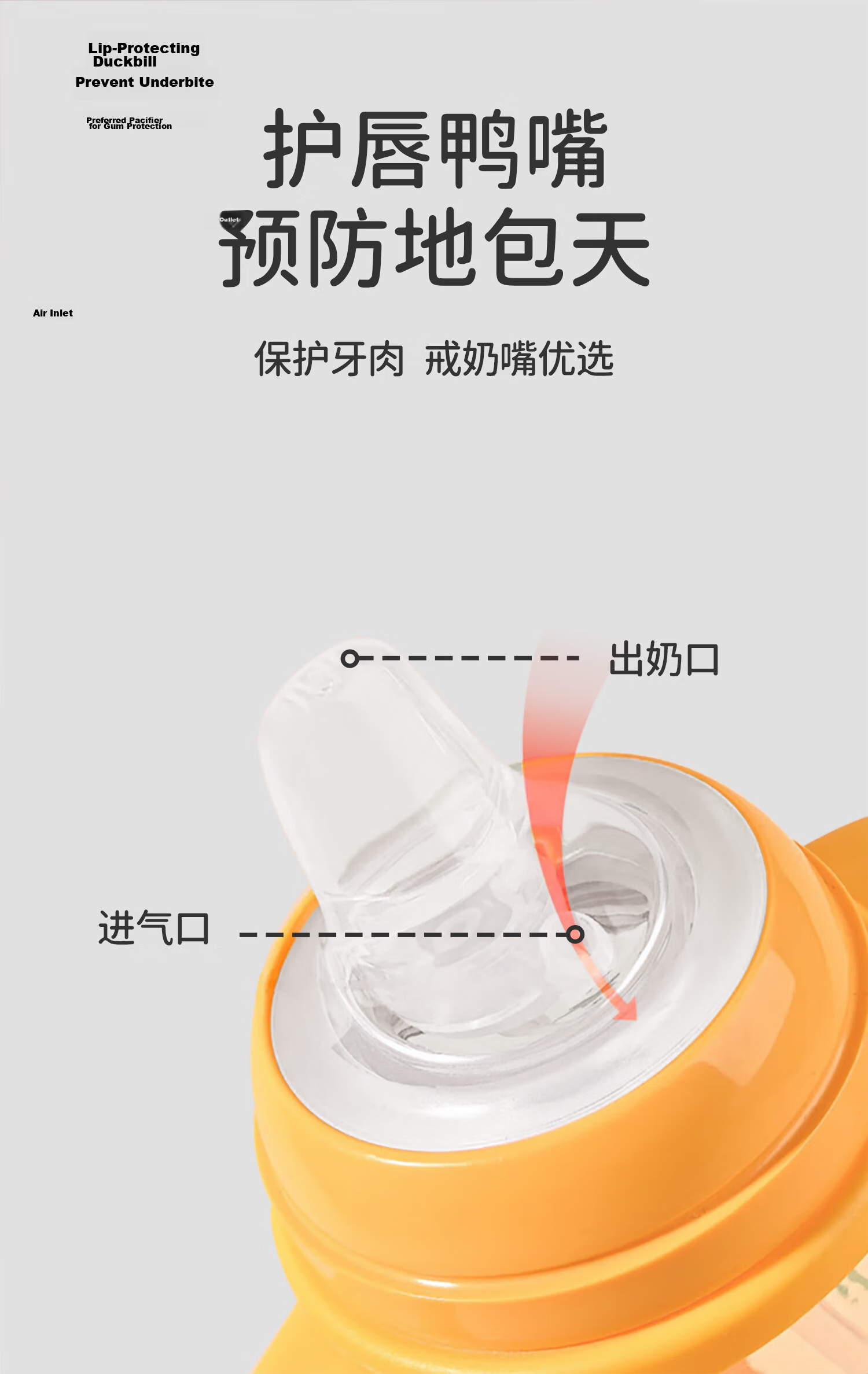 Ipoosi Baby Bottle Straw Accessory Compatible with Pigeon Wide Neck Nipple Conversion Spout Duckbill Straw Cup Training Drinking Accessory 7