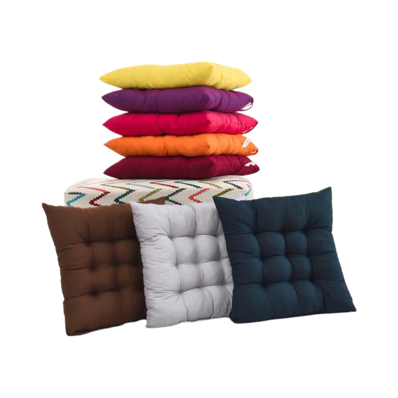 Gongxun Thickened Fabric Seat Cushion, Breathable Chair Pad, Non-Slip Chair Pad, Student Chair Cushion, Butt Pad, Winter Office Long Sitting - Random Color