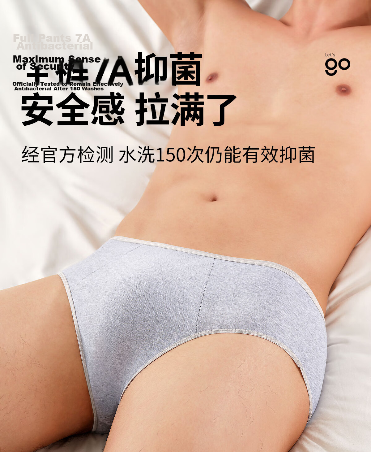 Freego Disposable Men's Cotton Boxer Briefs Travel Sterilized Portable Comfortable Plus Size 18-Pack Gray 2XL 17
