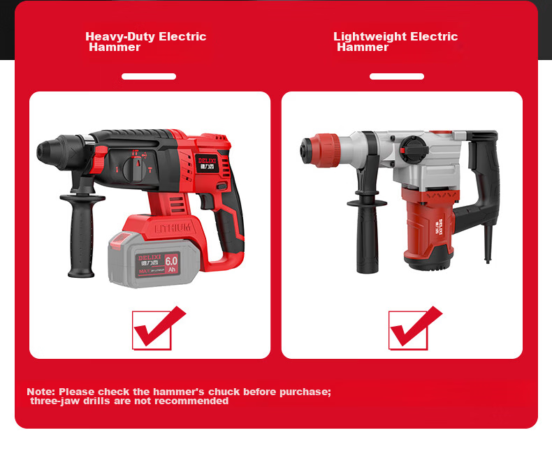 DELIXI ELECTRIC Cross Impact Electric Hammer Drill Bit Concrete Wall Penetration Tungsten Steel Alloy Wall Drilling DLX-FSZ8 18×500 15