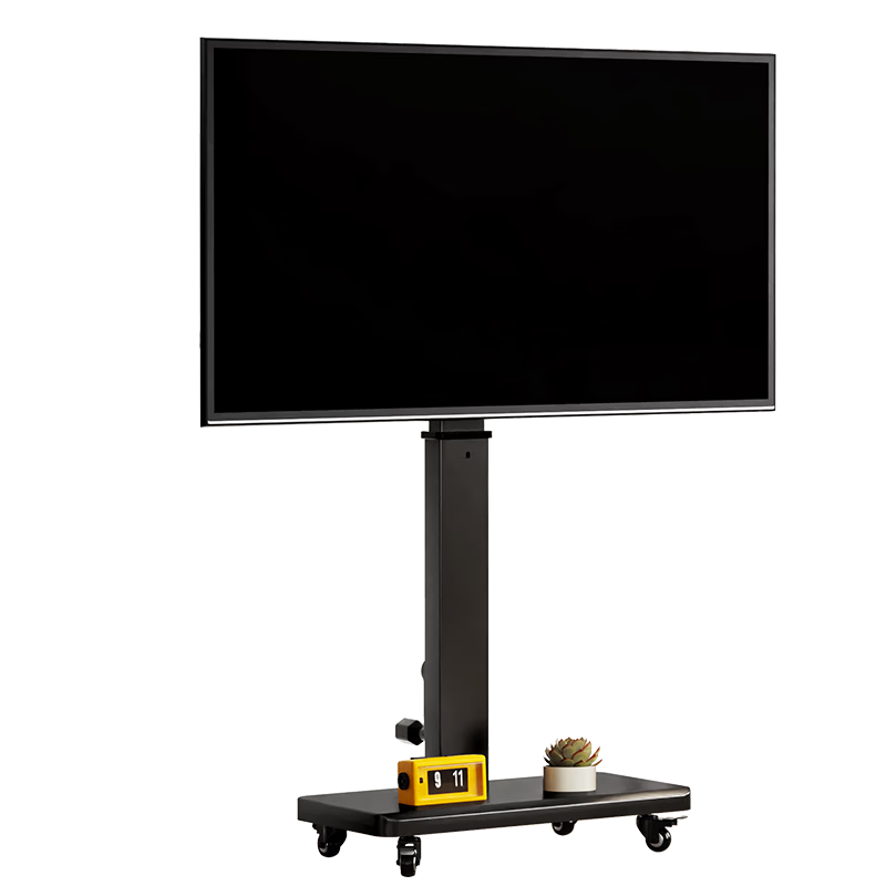 Enlipu TV Mobile Stand, 90° Rotating, Horizontal/vertical Screen, 55/60 Inch, Live Streaming, Conference Screen Casting, Floor-Standing TV Cart, Compatible with Multiple Brands of TVs