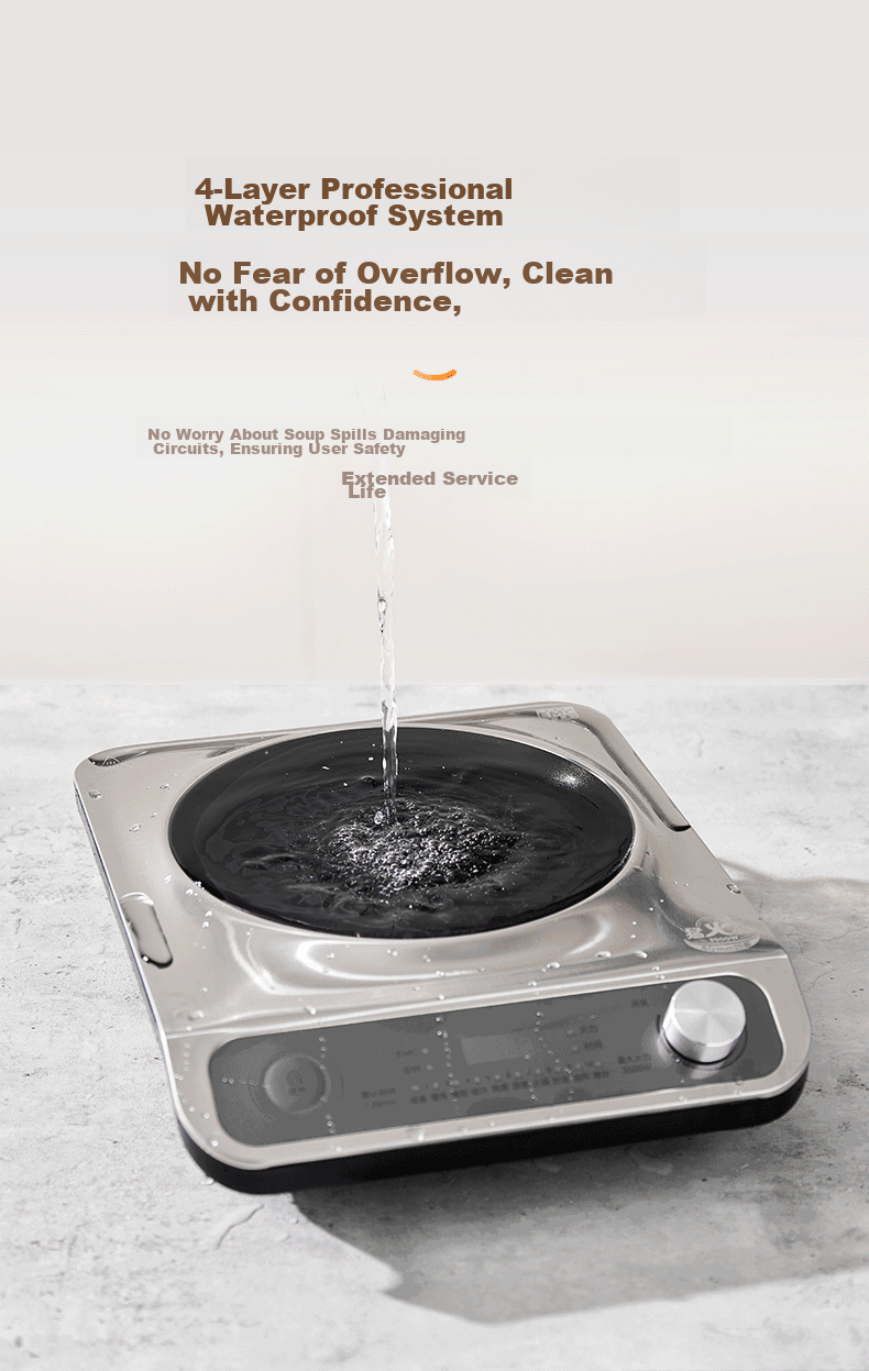 Midea Multifunctional Induction Cooker 3500W High Power Electric Ceramic Stove Hot Pot MC-E35D2 with Concave Surface, 10% Off for Top Streamers 28